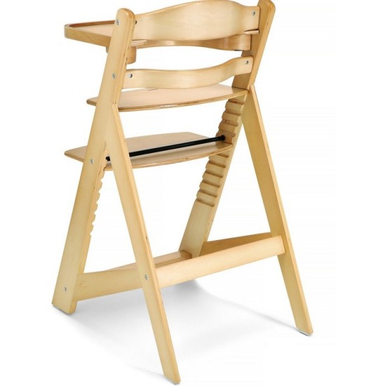 Medinė maitinimo kėdutė WOODY NATURAL 3 IN 1 