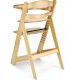 Medinė maitinimo kėdutė WOODY NATURAL 3 IN 1 