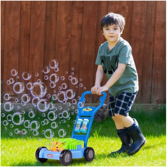Zāles pļāvējs ar burbuļiem Double Bubble, Blue