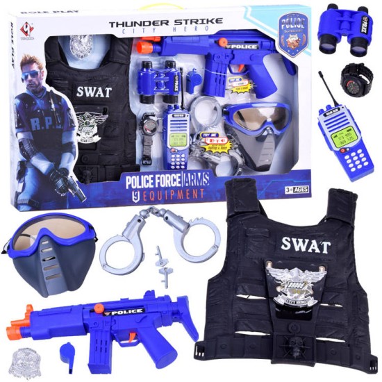 Bērnu policijas komplekts 9 gab