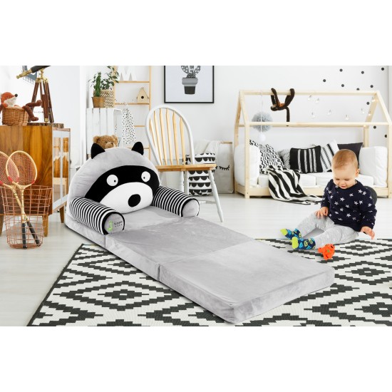 Mīksts bērnu plīša krēsls XXL 3in1 "Lemur"