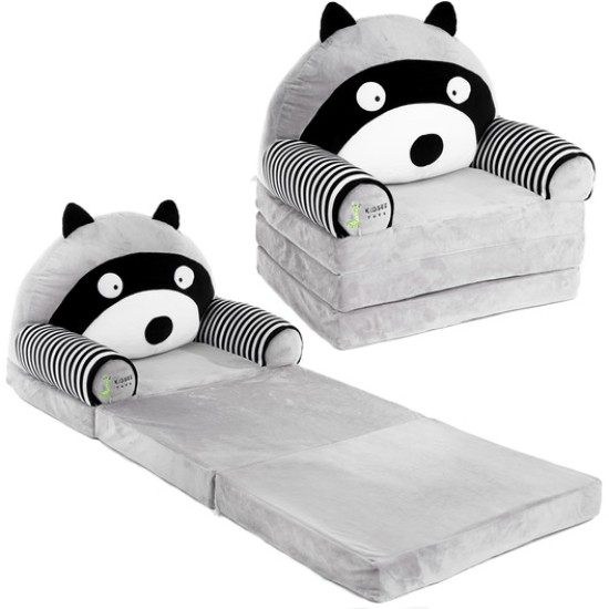 Mīksts bērnu plīša krēsls XXL 3in1 "Lemur"