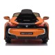 Vienvietīgs bērnu elektromobilis BMW I8 Lift, oranžs