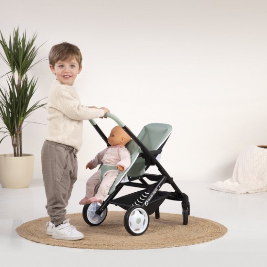 Leļļu rati SMOBY dvīņiem | Maxi Cosi Quinny Green