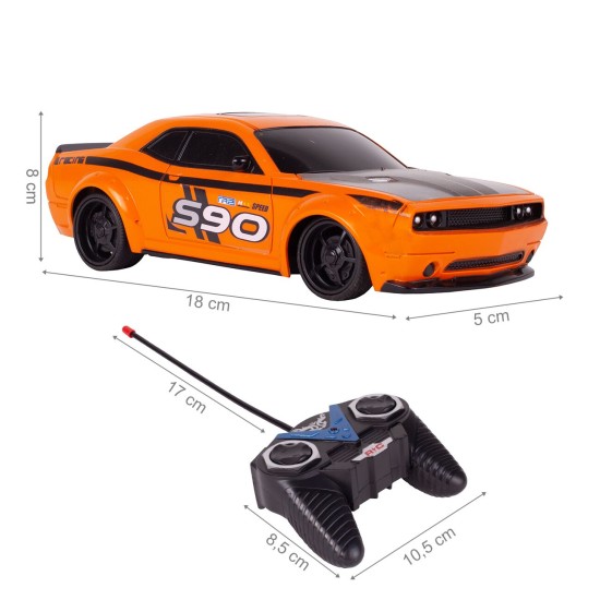 Radijo bangomis valdomas sportinis automobilis Speed King