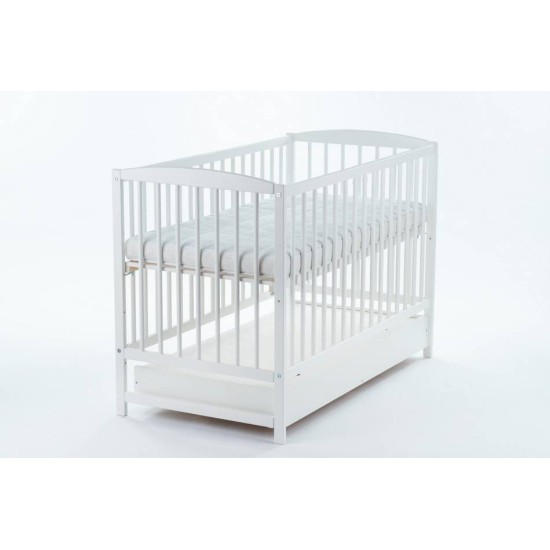 DREWEX lovytė Lulaya su stalčiumi Deluxe White