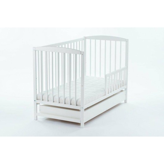 DREWEX lovytė Lulaya su stalčiumi Deluxe White