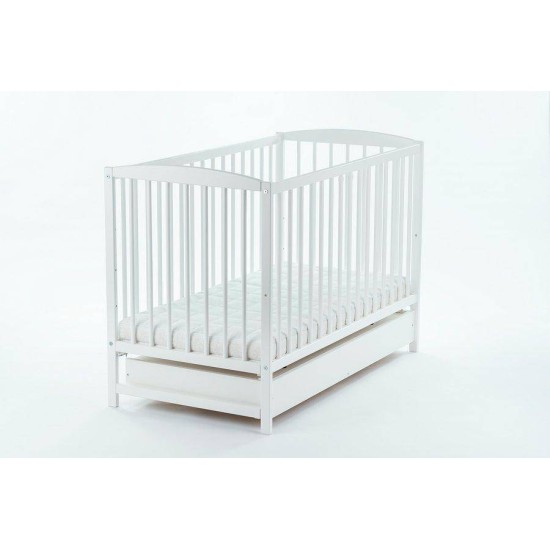 DREWEX lovytė Lulaya su stalčiumi Deluxe White