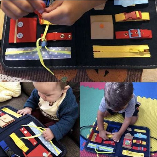 Montessori koferis - Busy Board