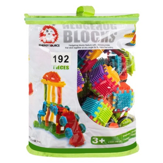 Izglītojošais konstruktors - Bloki "Ezītis" (192 daļas)