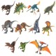 Figūriņas - dinozauri, 11 gab. + paklājiņš