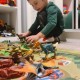 Figūriņas - dinozauri, 11 gab. + paklājiņš
