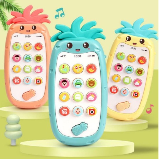 Rotaļu muzikālais telefons Pineapple