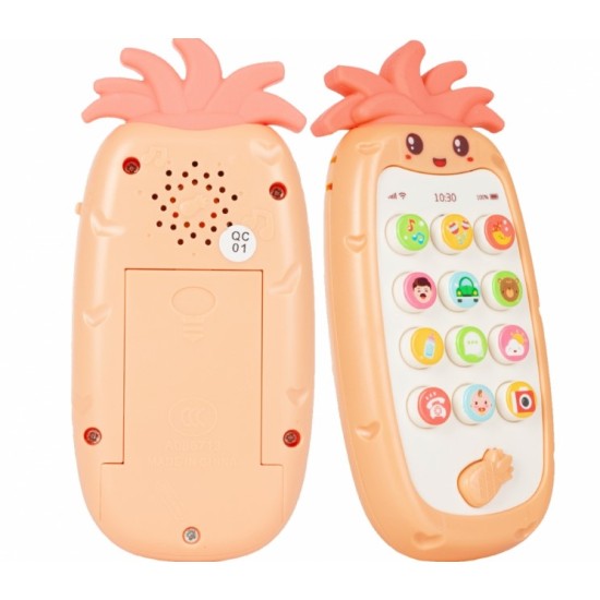 Rotaļu muzikālais telefons Pineapple