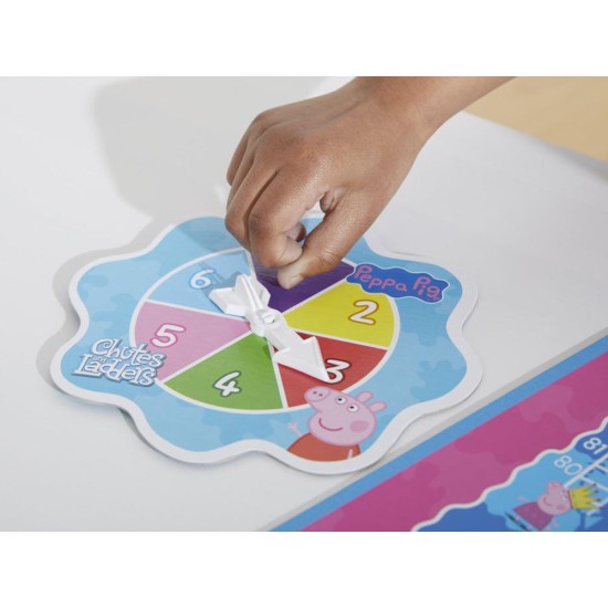 Galda spēle "Čūskas un kāpnes" Peppa Pig