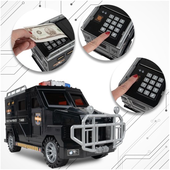 Policijas automašīnas krājkaste "Money Safe"
