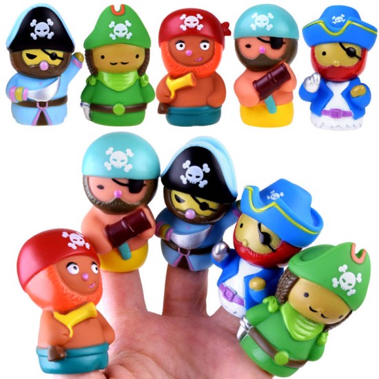 Pirštukų žaisliukai - Piratai 5vnt.