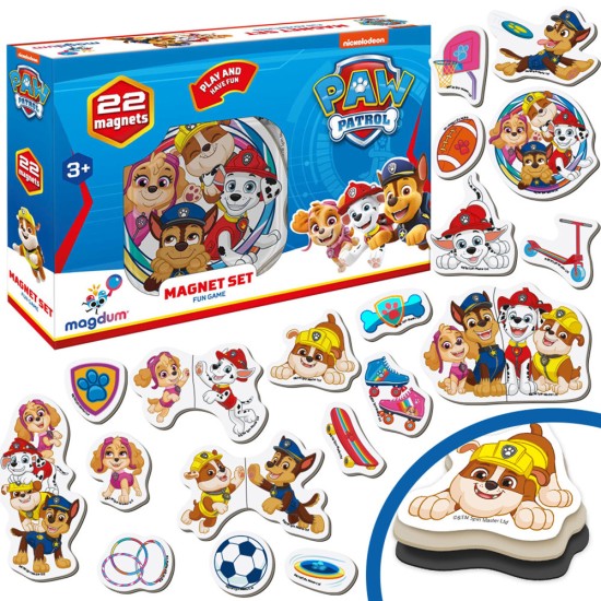 Magnetukų rinkinys Paw Patrol Fun Game 22 vnt