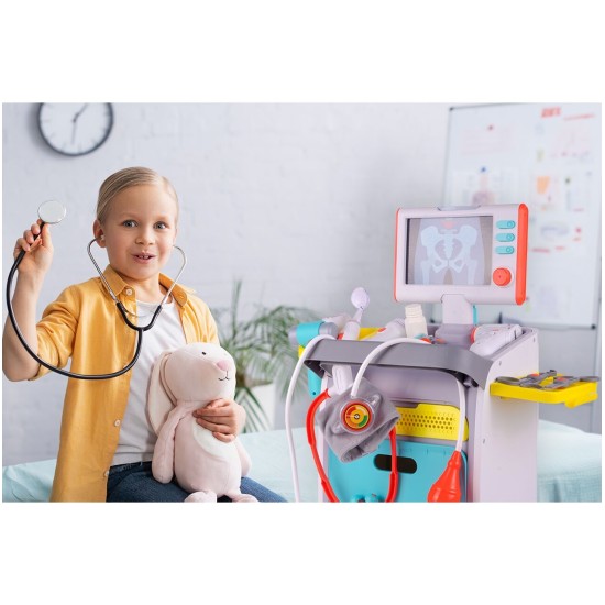 Ārstu komplekts ar ratiņiem "Medicīnas galds"