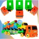 Salikta rotaļlieta Auto transportētājs ar 3 automašīnām