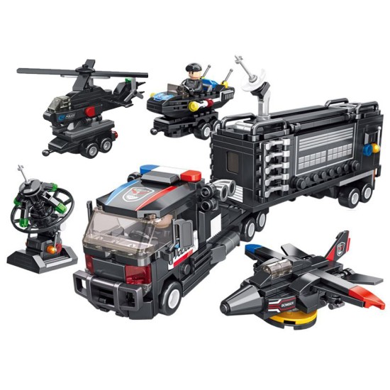 SWAT konstruktors 6in1, 672 detaļas