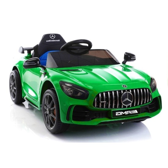 Elektriskā automašīna bērniem Mercedes GTR, zaļš