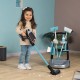 Smoby tīrīšanas ratiņi uz riteņiem ar 9 piederumiem - tīrīšanas līdzekļi Rowenta