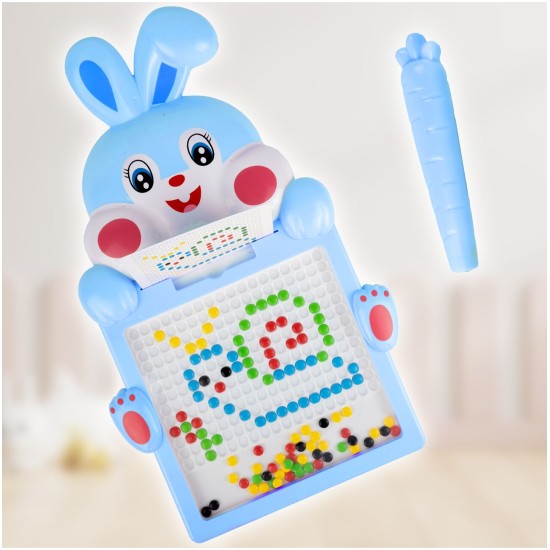 Montessori bērnu magnētiskais dēlis "Magpad", Rabbit Blue, 46.5 cm.