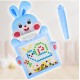 Montessori bērnu magnētiskais dēlis "Magpad", Rabbit Blue, 46.5 cm.