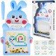 Montessori bērnu magnētiskais dēlis "Magpad", Rabbit Blue, 46.5 cm.
