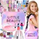 Makiažo ir nagų dekoravimo rinkinys su nagų džiovintuvu vaikams “ Little Beauty ” 
