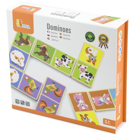 Medinis domino žaidimas Viga 28 dalys