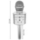 Nešiojamas karaoke bluetooth mikrofonas Ws 858 Silver