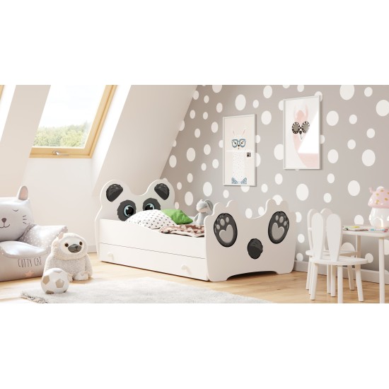 Gulta ar matraci un gultas kasti Panda