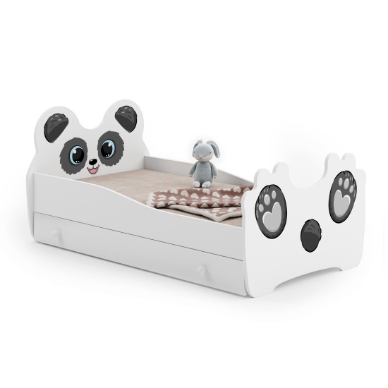 Gulta ar matraci un gultas kasti Panda