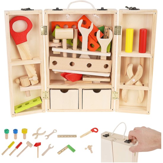 Koka amatnieka instrumentu komplekts Tool Box