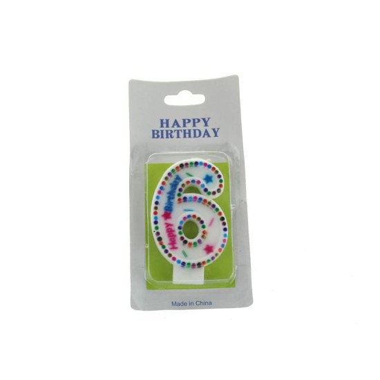 Gimtadienio žvakutė „Happy Birthday“