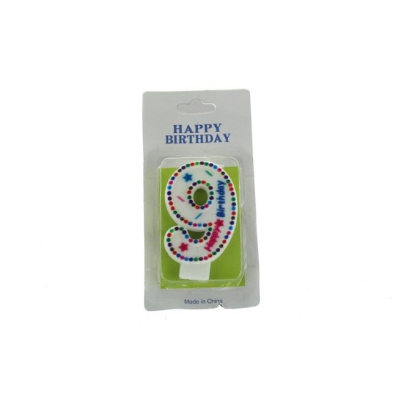 Gimtadienio žvakutė „Happy Birthday“