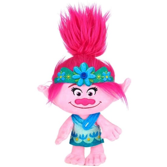 Plīša rotaļlieta DreamWorks Trolls, zila, 30 cm.