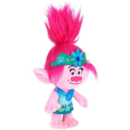 Plīša rotaļlieta DreamWorks Trolls, zila, 30 cm.