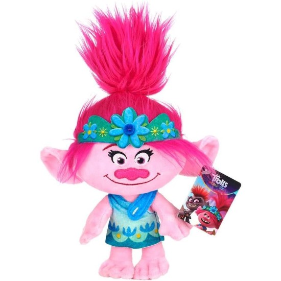 Plīša rotaļlieta DreamWorks Trolls, zila, 30 cm.