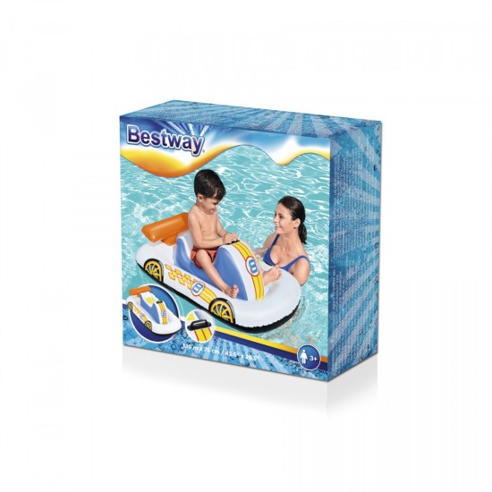 BESTWAY Pripučiamas sportinis automobilis 110x75cm.