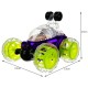360° akrobātiskais auto ar tālvadības pulti CRAZY TWISTER un ledainām gaismām zilā 