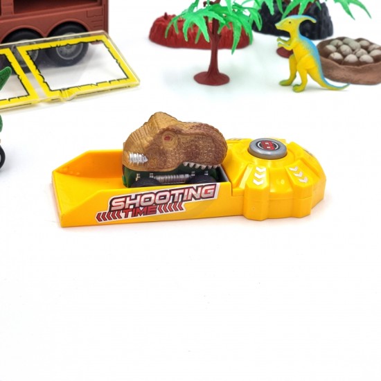 WOOPIE dinozauru kravas automašīna ar nesējraķeti un rotaļu automašīnām