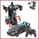 Radijo bangomis valdomas transformuojamas automobilis - robotas