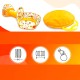 Telts-tunelis ar rotaļu laukumu Orange