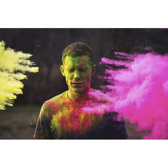 Spalvingi Holi milteliai – rinkinys 6x100g.