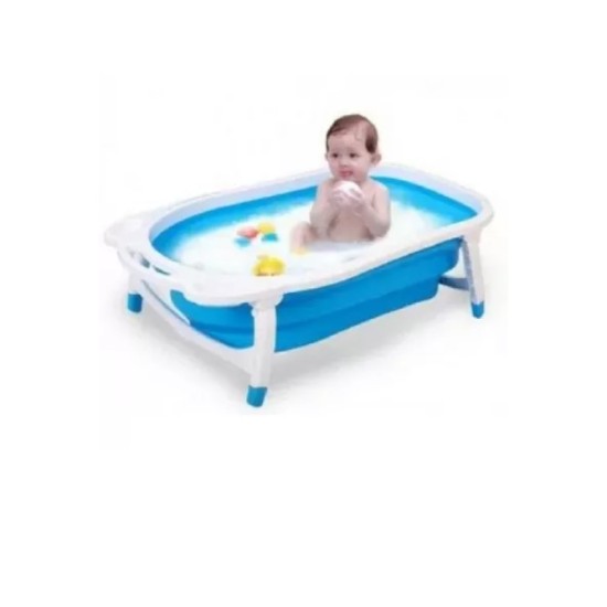 Saliekamā bērnu vanna ar polsterējumu Blue
