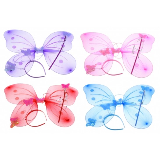 Drugelio sparnai „ Fairy wings “, 3 dalys S38