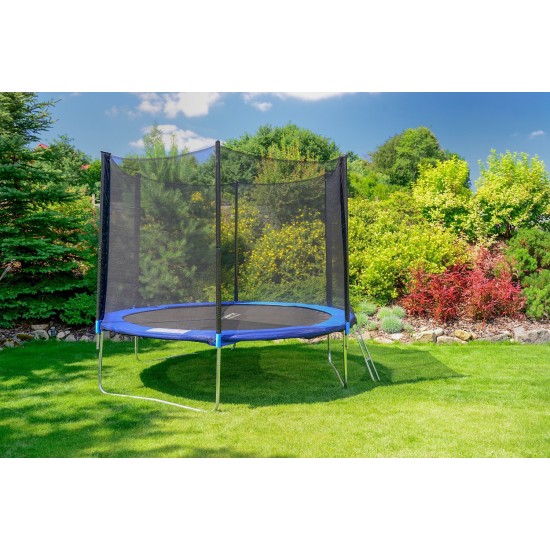 Batutas 10" 312 cm. skersmens, su apsauginiu tinkleliu ir kopėčiomis FUNFIT.
